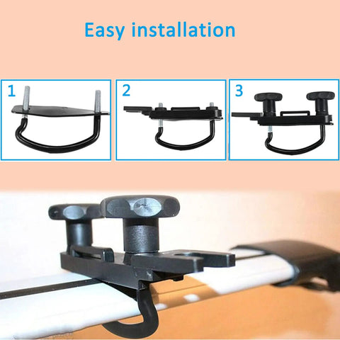 Easy installation of Universal Roof Rack U Bolt Clamps And Stainless Steel U Brackets Installation Kit for cars and trucks