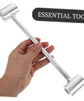 Heavy Duty Door Hinge Adjustment Tool For Precise Alignment And Quick Hinge Gap Repair, Pro Grade Adjustable Hinge Wrench