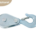 Heavy Duty PA1000 Electric Hoist 2200 Lbs Capacity Wired Remote Control with metal strap and hook for rigging use.