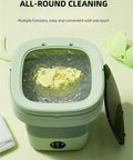 No Drama Portable Washing Machine 20L Capacity Lightweight Mini Washer with water and detergent for all-around cleaning.