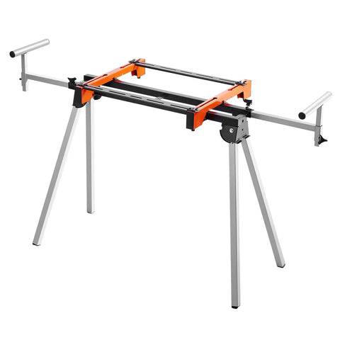 Rock Solid Adjustable Miter Saw Stand With Heavy Duty Steel Construction And Three Hundred Pound Rating. Foldable Portable Work Support Adds Quick Setup Secure Clamping And Snappy Cuts To Every Weekend Build Or Garage Workshop