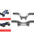 Beefed Up Extended Aluminum Damper Plate Upgrade for Typhon Grom RC Car Front And Rear Mount Black Finish