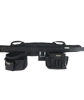 Electrician Tool Belt Set Max Combo With Comfort Back Support And Leather Belt Buckle, Heavy Duty Work Belt For 33 To 36 Inch Waists, Made In USA
