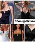 V Shape Metal Bra Underwire Replacement Set With Stainless Steel Nylon Heavy Gauge Wires, shown supporting evening dresses