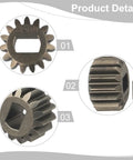 2 Pack Pinion Gears For Lawn Mowers Replacement Metal Drive Gear Fits 22 Inch Recycler And Pace Series Personal Mowers Part 131 5399