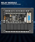 FX1N-20MR PLC Controller Module With Relay Output And Delay Logic, Industrial Control Board, front view showing connections and ports