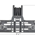 Upgraded Lifetime Upper Rack Adjuster For Dishwashers Durable Replacement For W10546503 WPW10546503 with dimensions shown