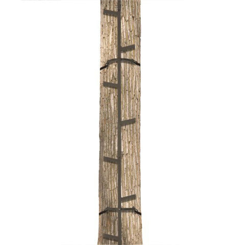 20 Foot Quick Stick Climbing Sticks Tree Stand Hunting Gear System attached to tree trunk