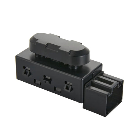 6 Way Power Seat Switch Fits Ford Edge Escape Expedition Explorer F150 F250 F350 F450 F550 Driver Side Adjustable Control Replacement OE 5F9T-14B709-AA 9L3Z14A701A black plastic unit close-up view