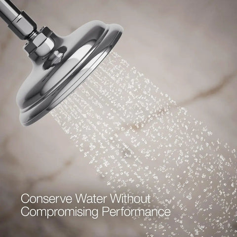 Artifacts Single Function Showerhead With Katalyst Air Induction Technology 2.5 Gpm 66 Nozzle Sprayface Polished Chrome