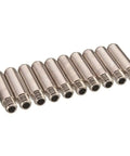 Plasma Cutter Consumables Kit With Electrodes Nozzles Shielding Cups Tips Spacers And Guide Rings For Welders And Metalworking Pros Industrial Grade Gear For Smooth Cuts And Long Lasting Torch Life, 10 metal electrodes