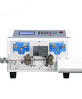 Heavy Duty Automatic Electric Wire Stripper And Cutter Machine Strips Cuts Together Handles Sheathed Cables Point One To Six Millimeter Gauge, front view
