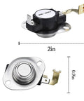 Dryer Heating Element Kit 279838 Replacement For Maytag Kenmore Amana Roper with thermostat and thermal fuse components, 2in dimensions