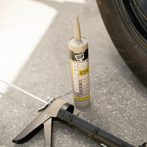 Premium Textured Concrete Elastomeric Pro Grade Filler And Sealant 12 Pack for cracks and joints weatherproof gray finish