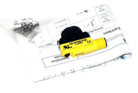 Photoelectric Sensor For Industrial Automation Model Qs18Vn6Lpq8 with mounting kit on installation guide