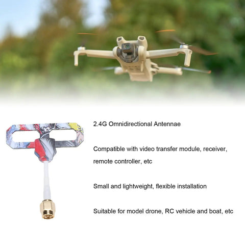 2.4G Omnidirectional SMA Antenna With 4.2dBi Gain For Drone Quadcopter Remote Control 3100 To 3500MHz Range