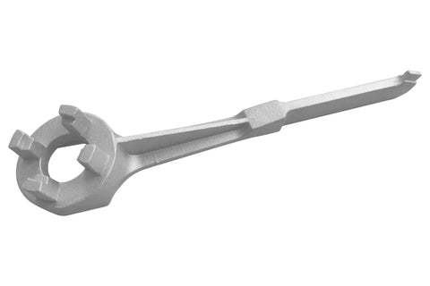 Aluminum Drum Wrench For Opening Bung Caps Two Inch And Three Quarter Inch Fits 10 15 20 30 50 55 Gallon Drums Non Sparking