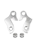 2 Pack Derailleur Hanger 27 Replacement For Mountain And Road Bicycles, Universal Silver Aluminum Alloy Hanger With Mounting Screws