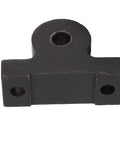 Right Hand Lead Screw Holder Bracket For Mini Lathe built tough rust proof metal mounting rack side view with holes