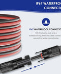Waterproof Solar Cable Gland Entry Housing And Junction Box For Roof Panels On RVs Boats Campers Vans Buildings Garages And Shacks With 10 Ft 10AWG Solar Extension Cable Connector No-Fuss Install.