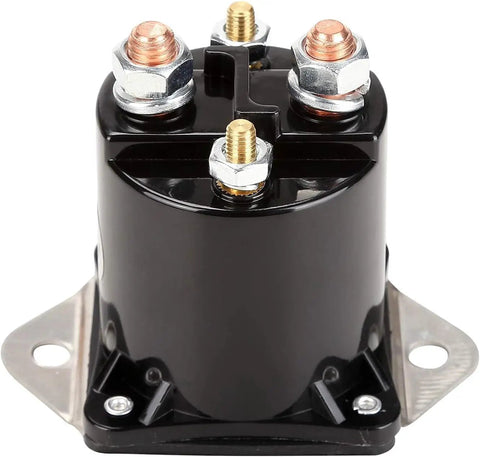12V Golf Cart Solenoid For Club Car DS And Precedent Gas Carts 1984 Up, 4 Terminal Copper Contacts, Replaces OEM 1013609 1012275