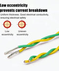 100 Ft Heavy Hitter Twisted Pair Wire Cable With Tinned Copper Cores And Fep Insulation 600V Rated flexible safety illustration.