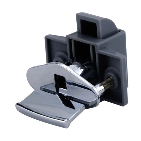 Push Button Latch Drawer Lock For Cabinets And Drawers, No Hassle Keyless Access, Compact 4x6x4 Cm Size, Durable Metal Construction