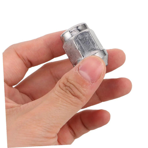 Close-up of hand holding Alloy Wheel Lug Nut Screws For ATV Go Kart And Outdoor Racing No Hassle Install Wheel Fasteners