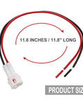 Power Lead Kit Replacement For Yamaha Wolverine RMAX And 850 X2 X4 RMAX2 RMAX4 Pack Of 5 B4J-H25B0-V0-00, 11.8 inches