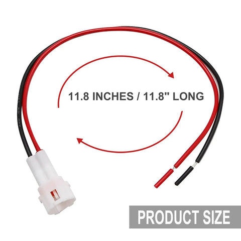 Power Lead Kit Replacement For Yamaha Wolverine RMAX And 850 X2 X4 RMAX2 RMAX4 Pack Of 5 B4J-H25B0-V0-00, 11.8 inches
