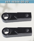 Outboard Remote Control Cable Ends Pair Replacement Connectors Fits 9.9HP 15HP 40HP 50HP Models Easy Install Direct Drop In