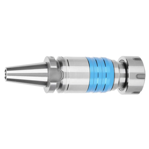 Heavy Duty CNC Holder Tension Compression Taper Chuck For Milling Machines And CNC Machining Centers Precision Tool Holding Accessory For Rock Solid Clamping And Ultra Accurate Machining, silver taper chuck with blue ring
