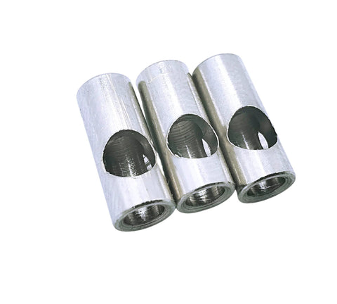 HOPLEX stainless steel RC motor pinion reducer sleeves, 3.175mm to 5mm bore, set of four