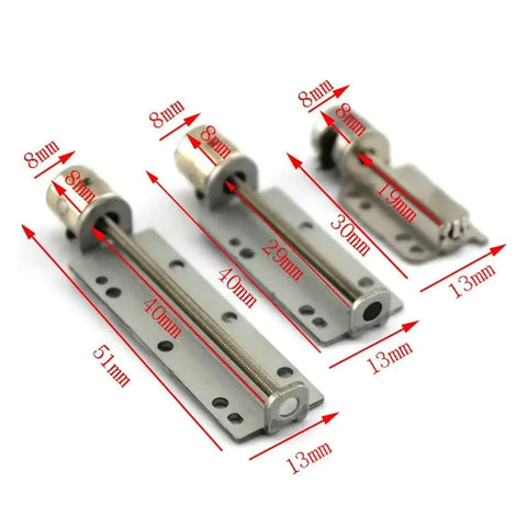 3V To 5V Precision Screw Slide Linear Actuator 50mm Stroke 2 Phase 4 Wire Shaft 8mm Long Linear Motion Motor diagram