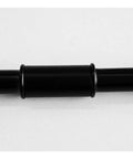 Close-up of M10 solid coupling in black from the Top Tier Four Pack Black Lamp Stem Extension Kit for DIY projects.