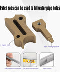Fast Pipe Repair Tool Kit For DIY And Pros No Mess Quick Fix Leak Stopper Set with bronze patch rods for water pipes.