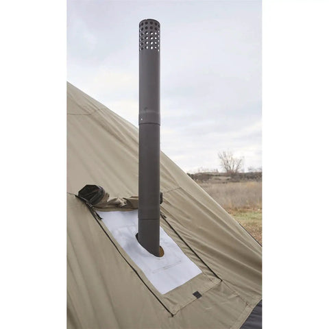 Base Camp Tent For All Weather Adventures With Stove Jack Four Season Camping For Hiking And Hunting Ultra Spacious 14 Ft Diameter Shelter