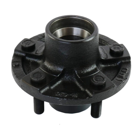 Close-up of Trailer Idler Hub Kit Set For 5 On 4.5 Inch Axles 2000 Lb Capacity 1-1/16 Inch Straight Spindle
