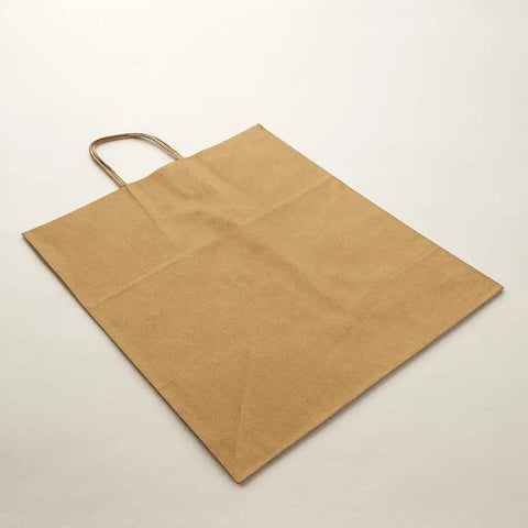 Extra Large Kraft Paper Bags With Handles 14x10x16 Inches Pack Of 200 Heavy Duty Brown Shopping Bags For Grocery Gift