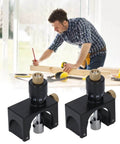 2 Piece Magnetic Knife Setting Jigs For Planer And Jointer, Portable Adjustable Gauge Set With Pro Grade High Carbon Steel Blades