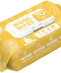 XL Wood Furniture Cleaner Wipes 8X10 Inch 70 Count, citrus scented wipes pack for cleaning wood surfaces.