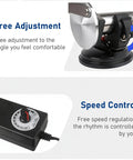 Kickin 65Mm Stroke Electric Telescopic Linear Actuator With Variable Speed Reciprocating DC Motor Kit showing angle adjustment and speed control features.
