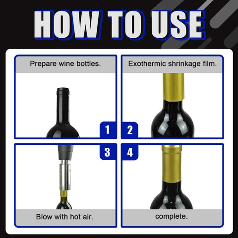 Sharp Pvc Heat Shrink Wine Bottle Capsule Kit Featuring Five Vibrant Seal Wraps And Thirty Quality Cork Stoppers For Flawless Finish and bad ass homemade winemaking vibes that truly shine, how to use guide.