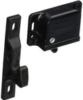Southco C3-805 plastic concealed push-to-close latch with side-mount plate, black