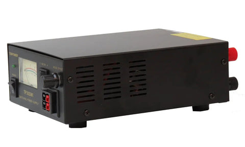 30 Amp 13.8 Volt DC Power Supply For Ham And CB Radios With Analog Display High Current Output Fused Design Noise Offset Technology