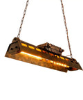 Rustic Farmhouse Chandelier 4 Light Industrial Pendant Lighting With Adjustable Height Hanging Fixture Vintage Metal Ceiling Light