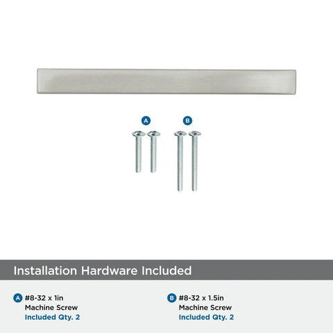 Sleek Contemporary Satin Nickel Cabinet Pull Three Quarter Inch Center To Center Fresh Smooth Hardware For Modern Kitchen And Bathroom Drawers Upgrades Soft Brushed Warm Hue Finish Durable Gold Standard Home Decor Must Have Item