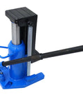 Beast Mode Rock Solid Heavy Duty Hydraulic Toe Jack With 10 Ton Lifting Capacity And Precision Cast Spring Low Profile Alloy Steel Garage Floor Jack For Pro Mechanics, blue steel, compact design, lifting mechanism.
