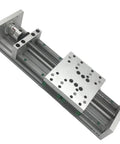Heavy Duty Linear Guide Slide Table With HGR15 Precision Rails And SFU1605 Ball Screw Driven Xyz Motion Actuator top view showing robust design and smooth rails.