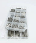 All Purpose Cotter Pin Set Kit 304 Stainless Steel U And R Shape Split Pins For Cars And Trucks Auto Repair Assorted Sizes